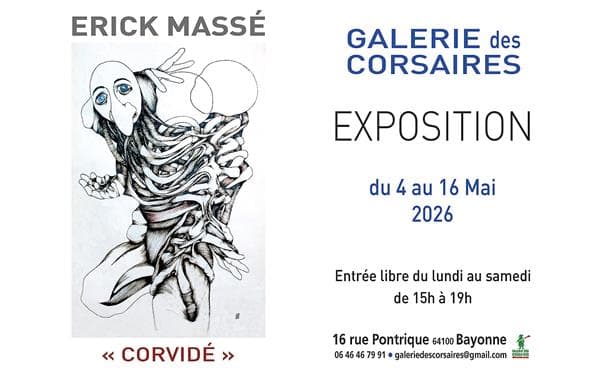 Exposition à la Galerie des Corsaires : Corvidé
